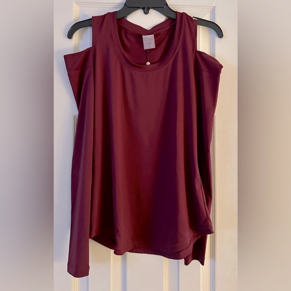 Calia Cold Shoulder Long Sleeve